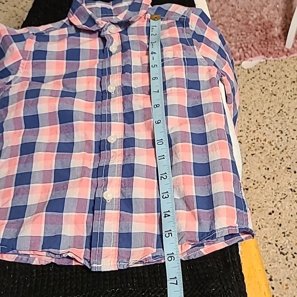 Children's Place boys size 4T Causal Stylish button-down long sleeve shirt EUC